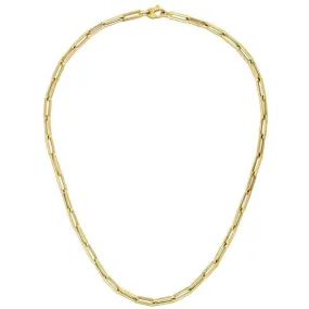 10K Yellow Gold Lite Paperclip Chain (4.2mm)