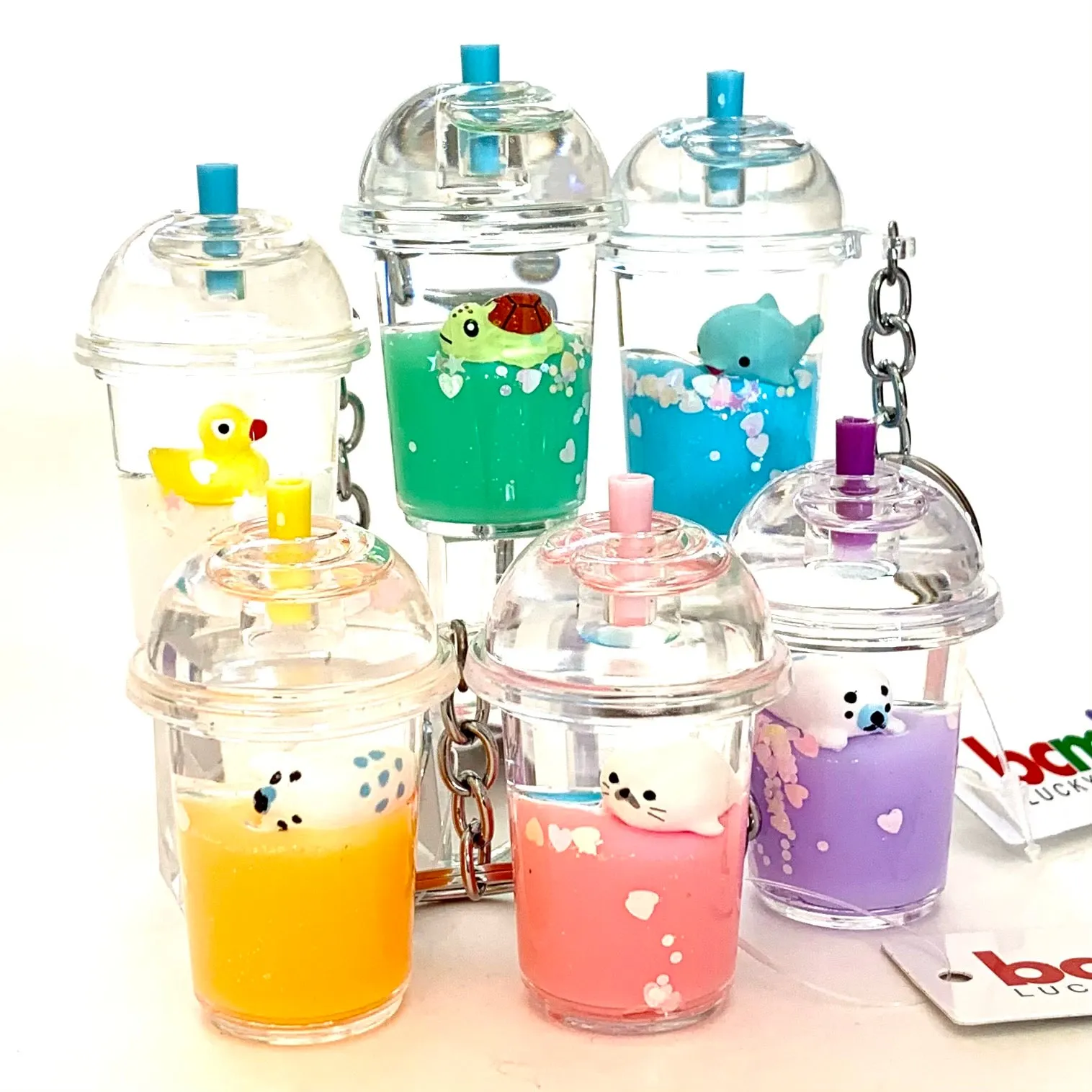 12045 SEA LIFE DRINK KEY CHARM -12