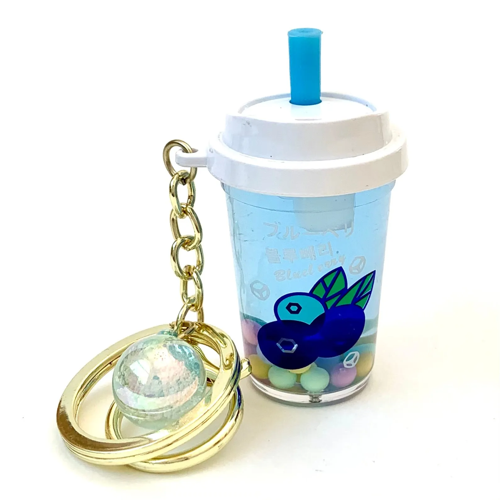 12077 FRUIT BOBA FLOATY KEY CHARM-12