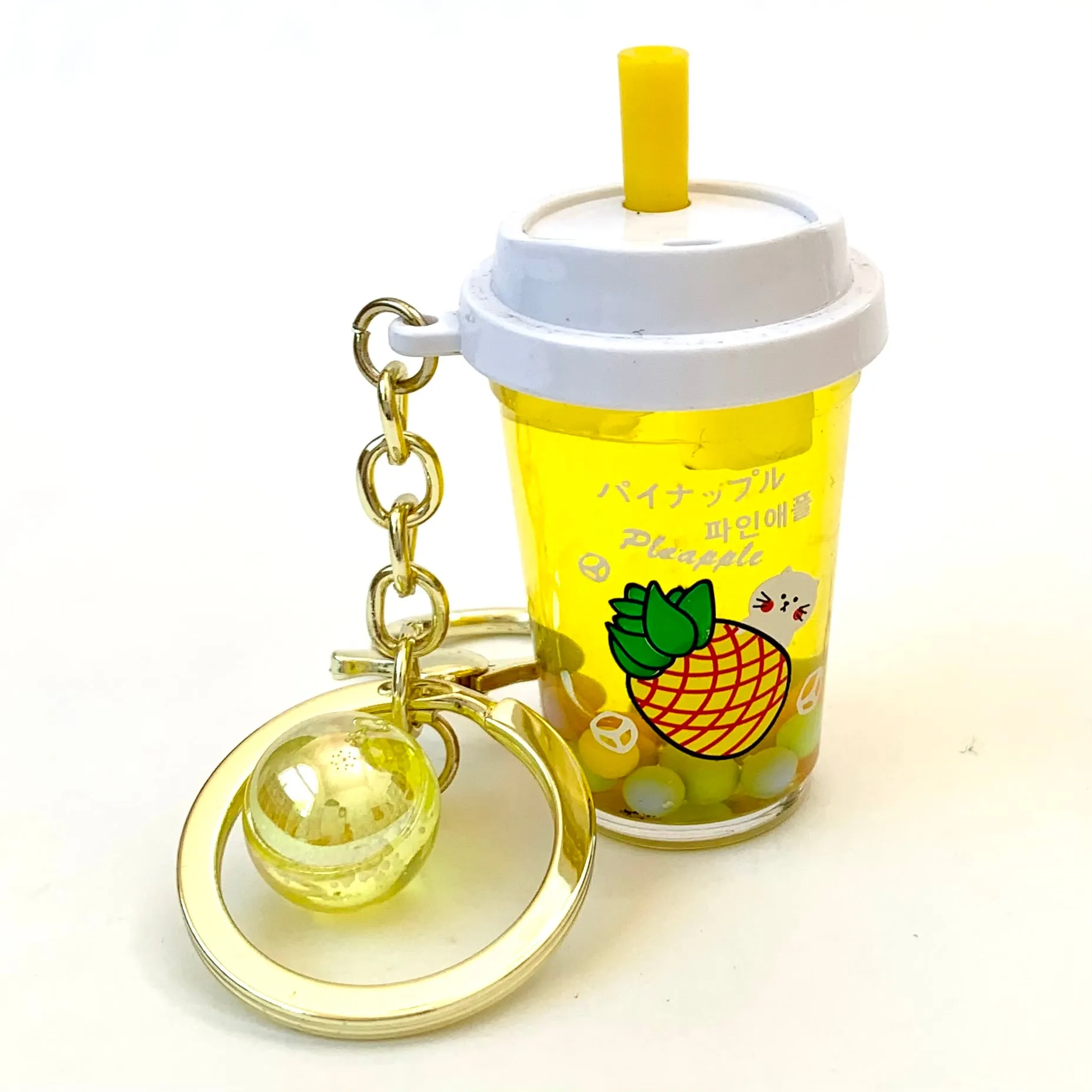 12077 FRUIT BOBA FLOATY KEY CHARM-12