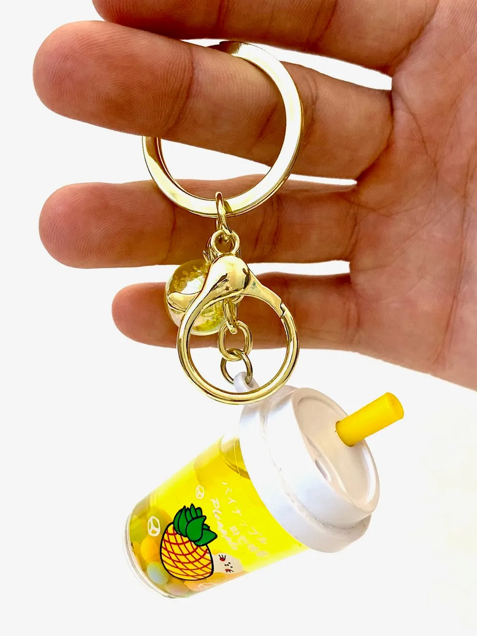 12077 FRUIT BOBA FLOATY KEY CHARM-12
