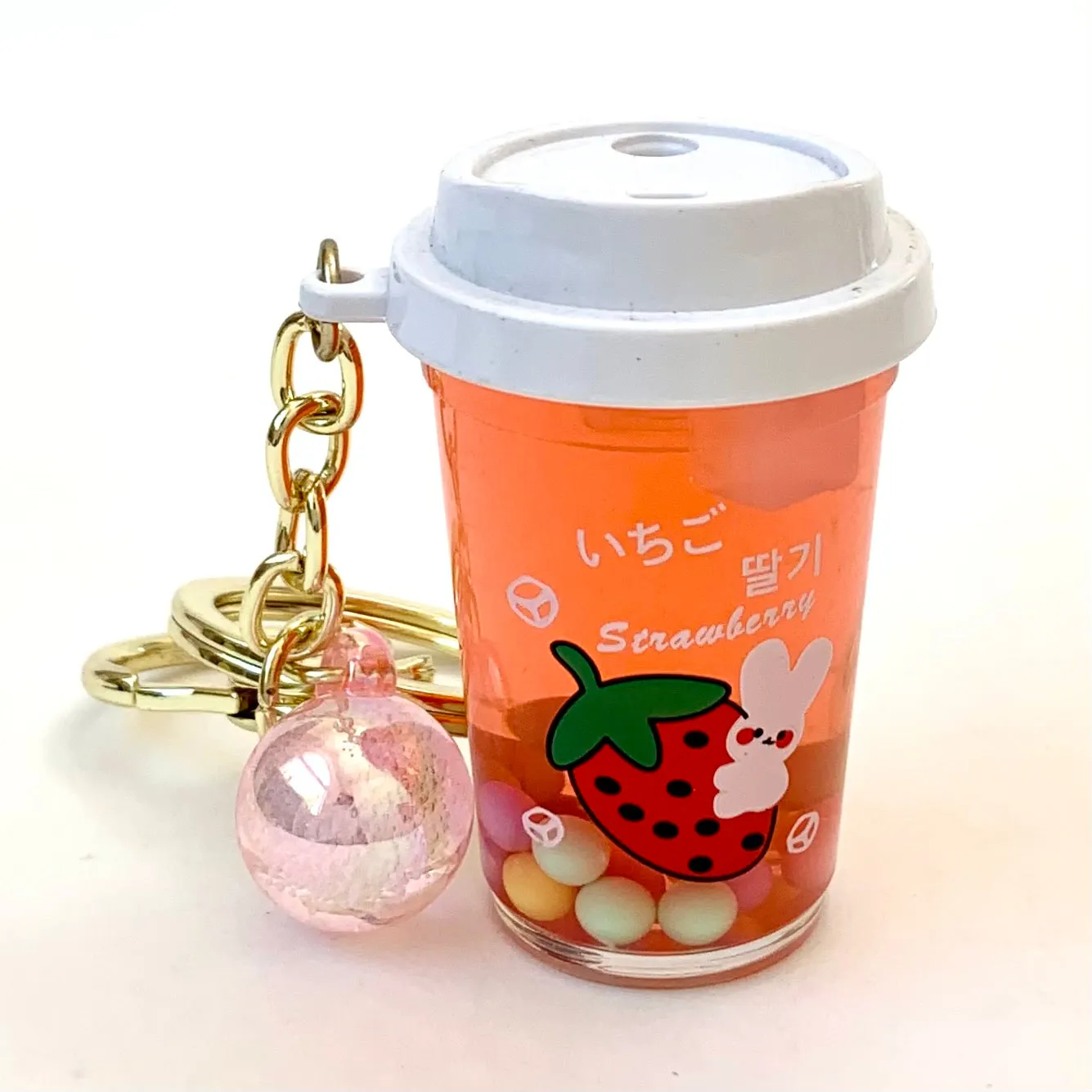 12077 FRUIT BOBA FLOATY KEY CHARM-12