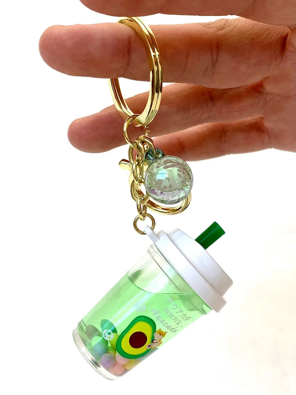 12077 FRUIT BOBA FLOATY KEY CHARM-12
