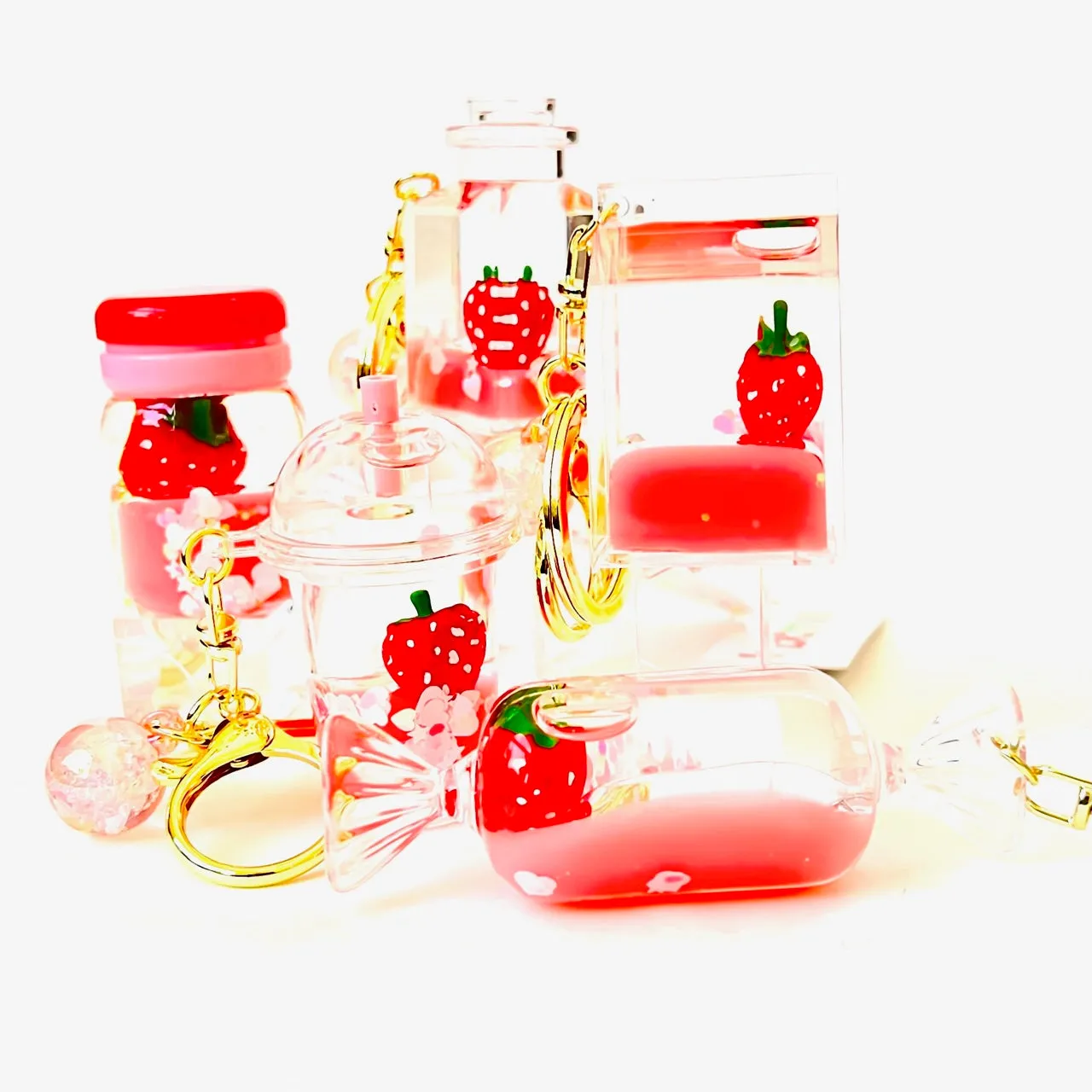 12085 STRAWBERRY ASSORTMENT FLOATY CHARM-12