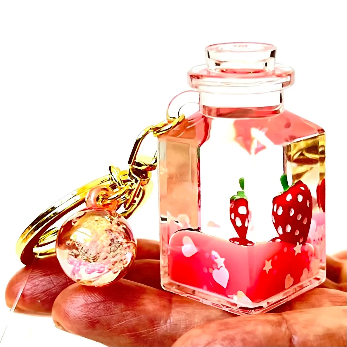 12085 STRAWBERRY ASSORTMENT FLOATY CHARM-12
