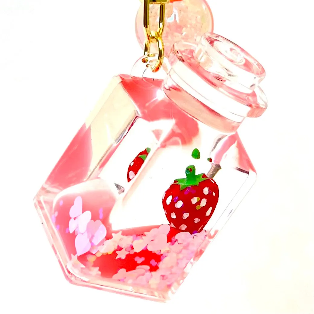 12085 STRAWBERRY ASSORTMENT FLOATY CHARM-12