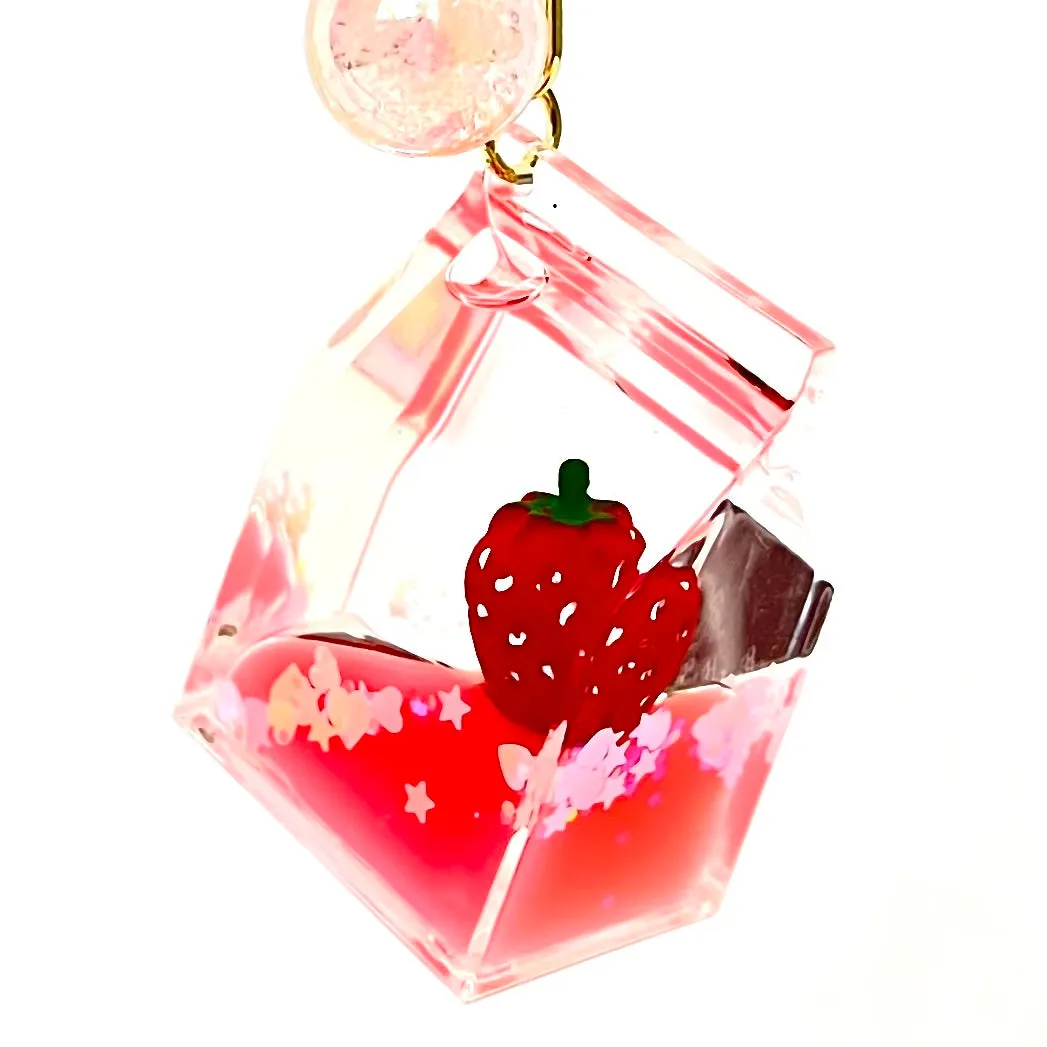12085 STRAWBERRY ASSORTMENT FLOATY CHARM-12