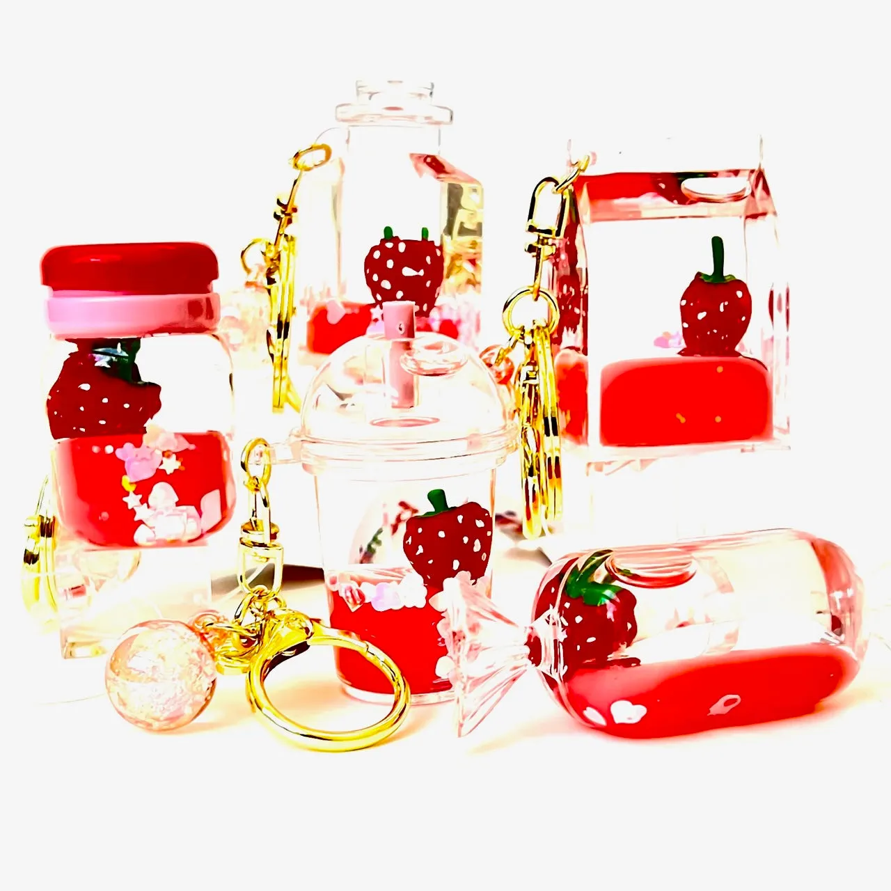 12085 STRAWBERRY ASSORTMENT FLOATY CHARM-12
