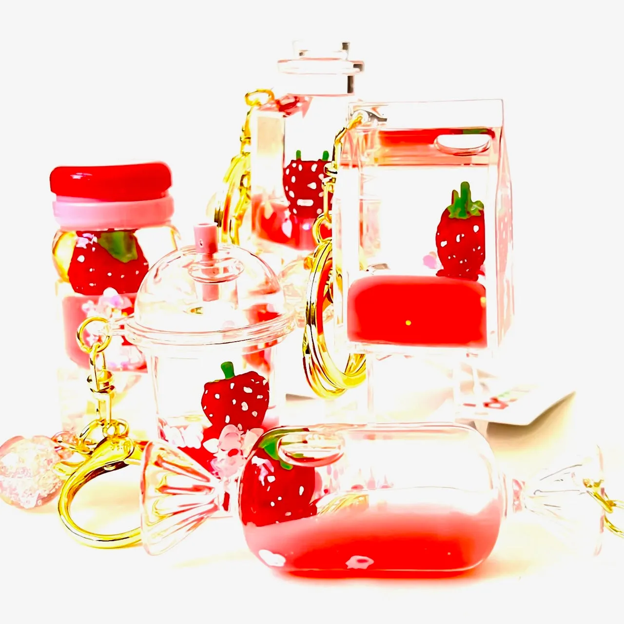 12085 STRAWBERRY ASSORTMENT FLOATY CHARM-12