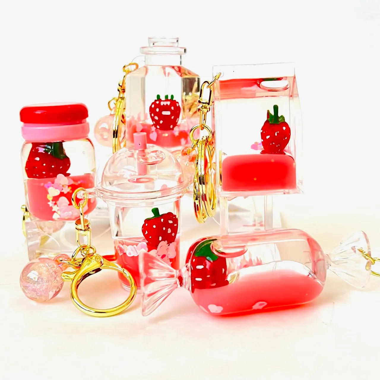 12085 STRAWBERRY ASSORTMENT FLOATY CHARM-12
