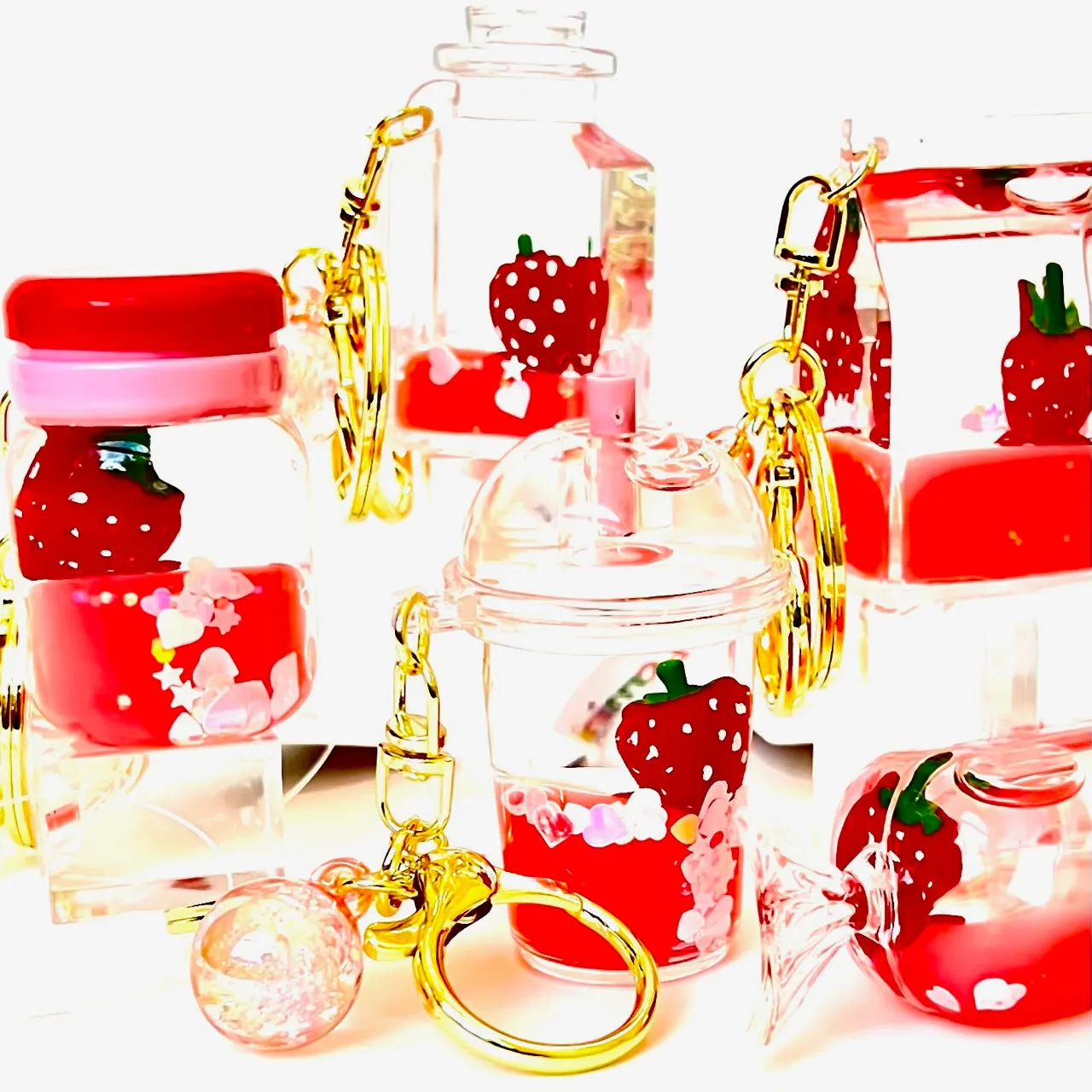 12085 STRAWBERRY ASSORTMENT FLOATY CHARM-12