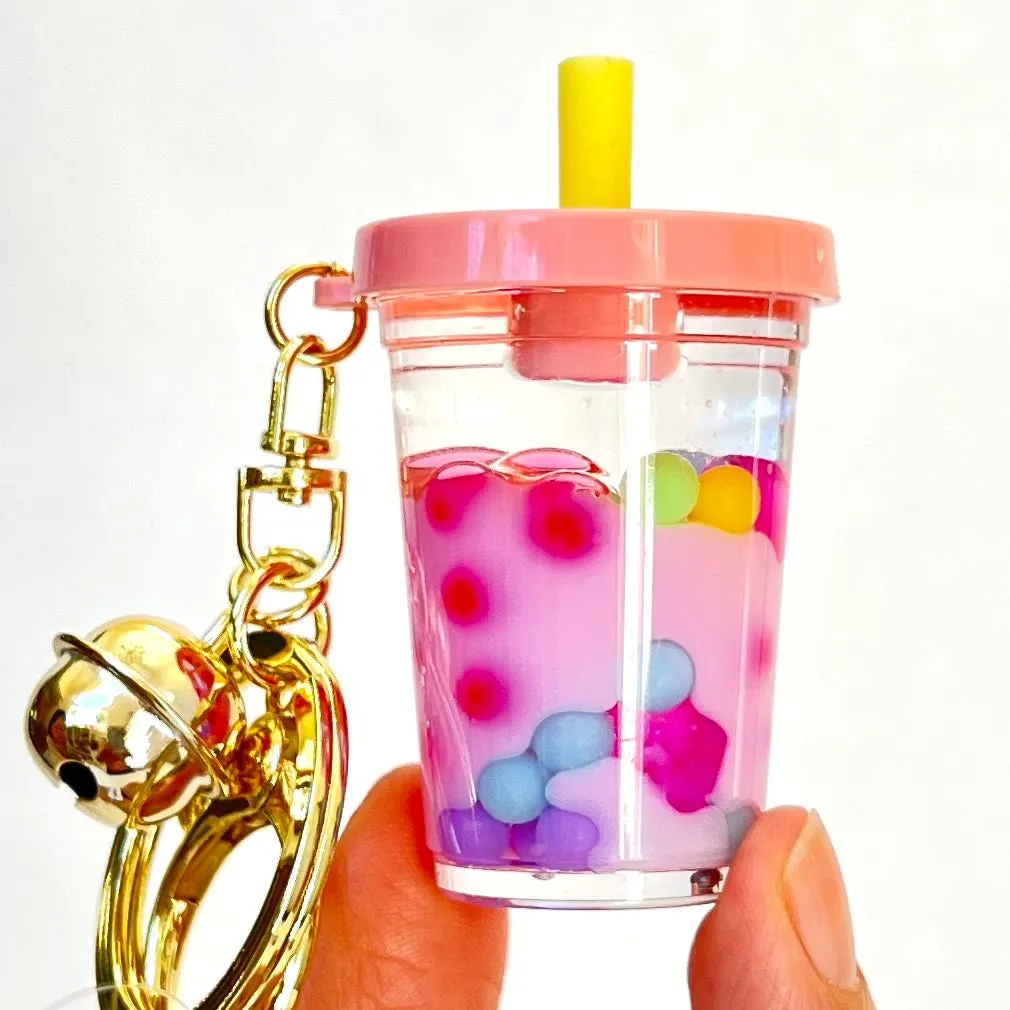 12093 PASTEL BOBA FLOATY KEY CHARM-12