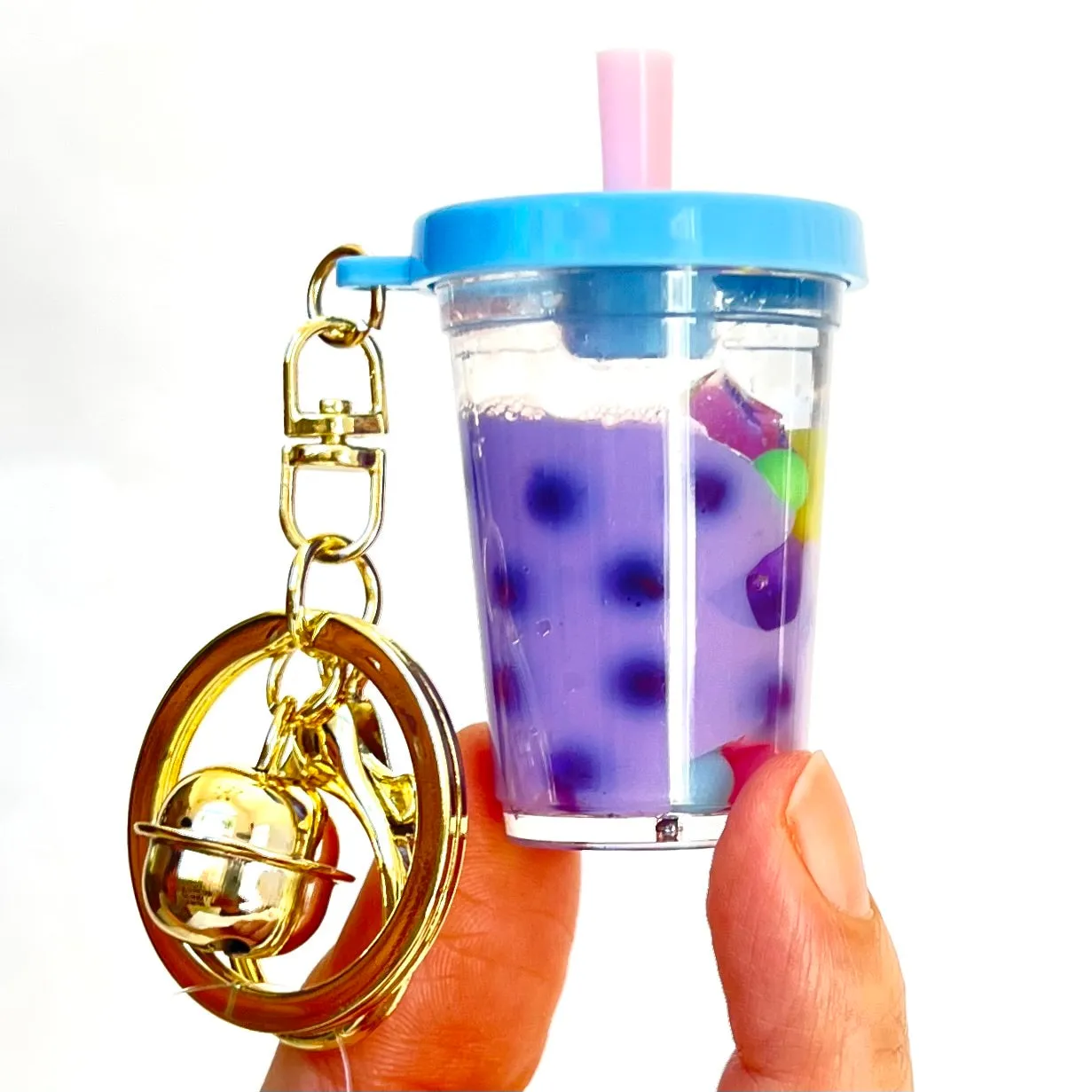 12093 PASTEL BOBA FLOATY KEY CHARM-12