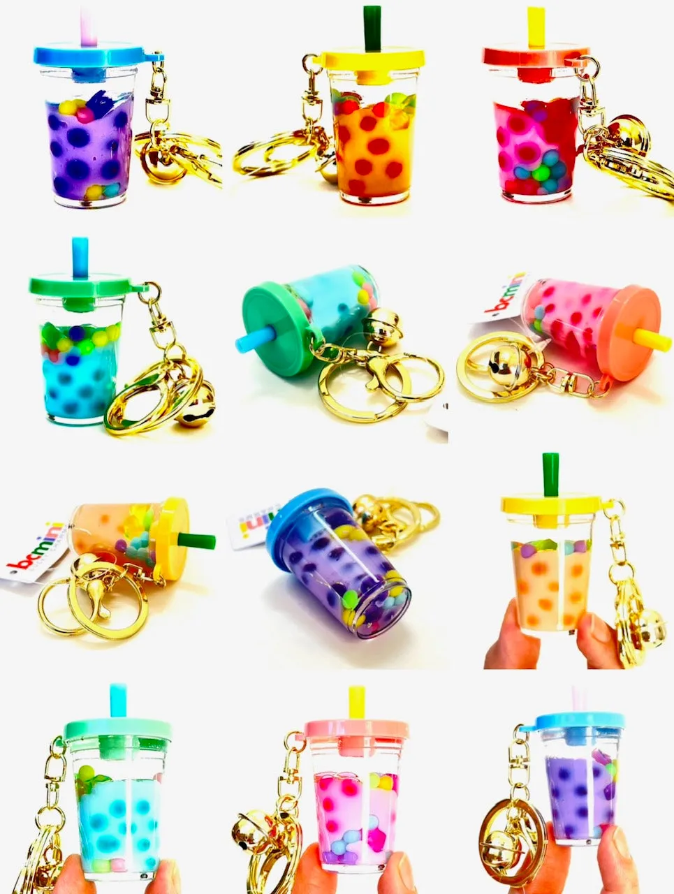 12093 PASTEL BOBA FLOATY KEY CHARM-12