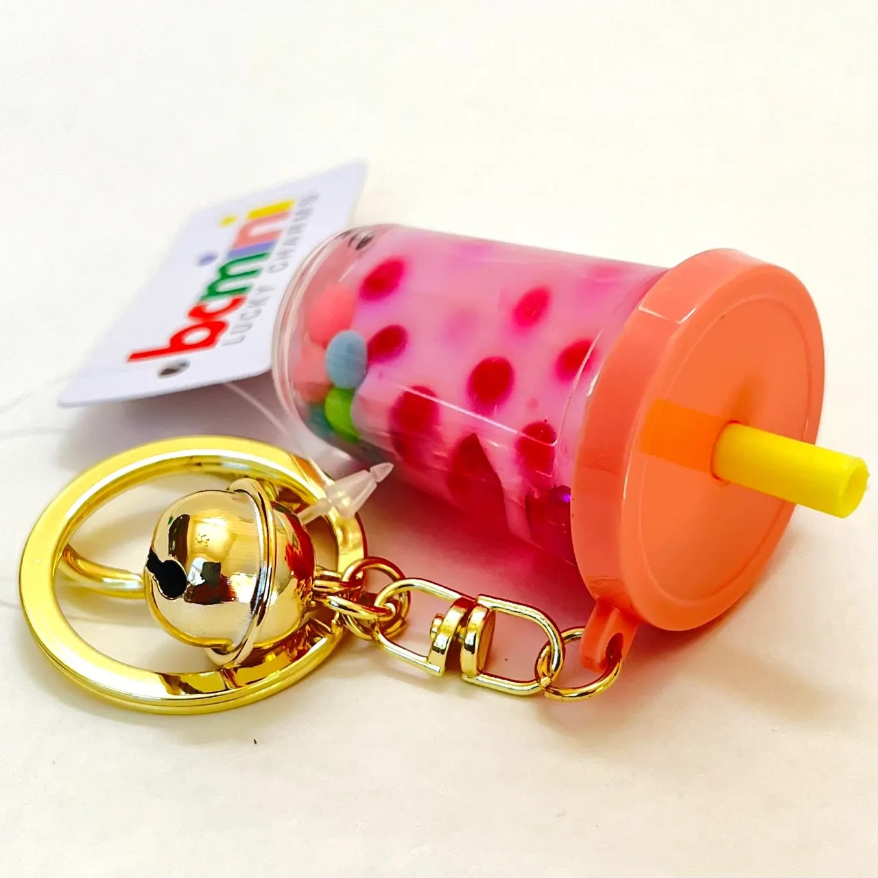 12093 PASTEL BOBA FLOATY KEY CHARM-12
