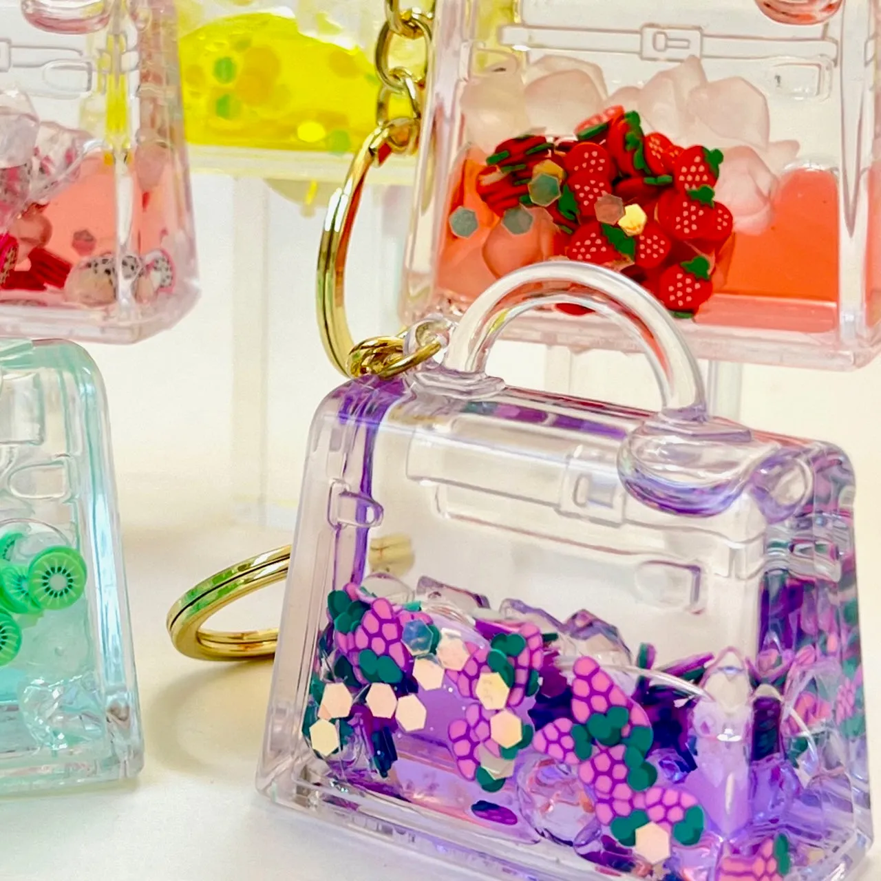 12131 FRUIT PURSE FLOATY KEY CHARM-12