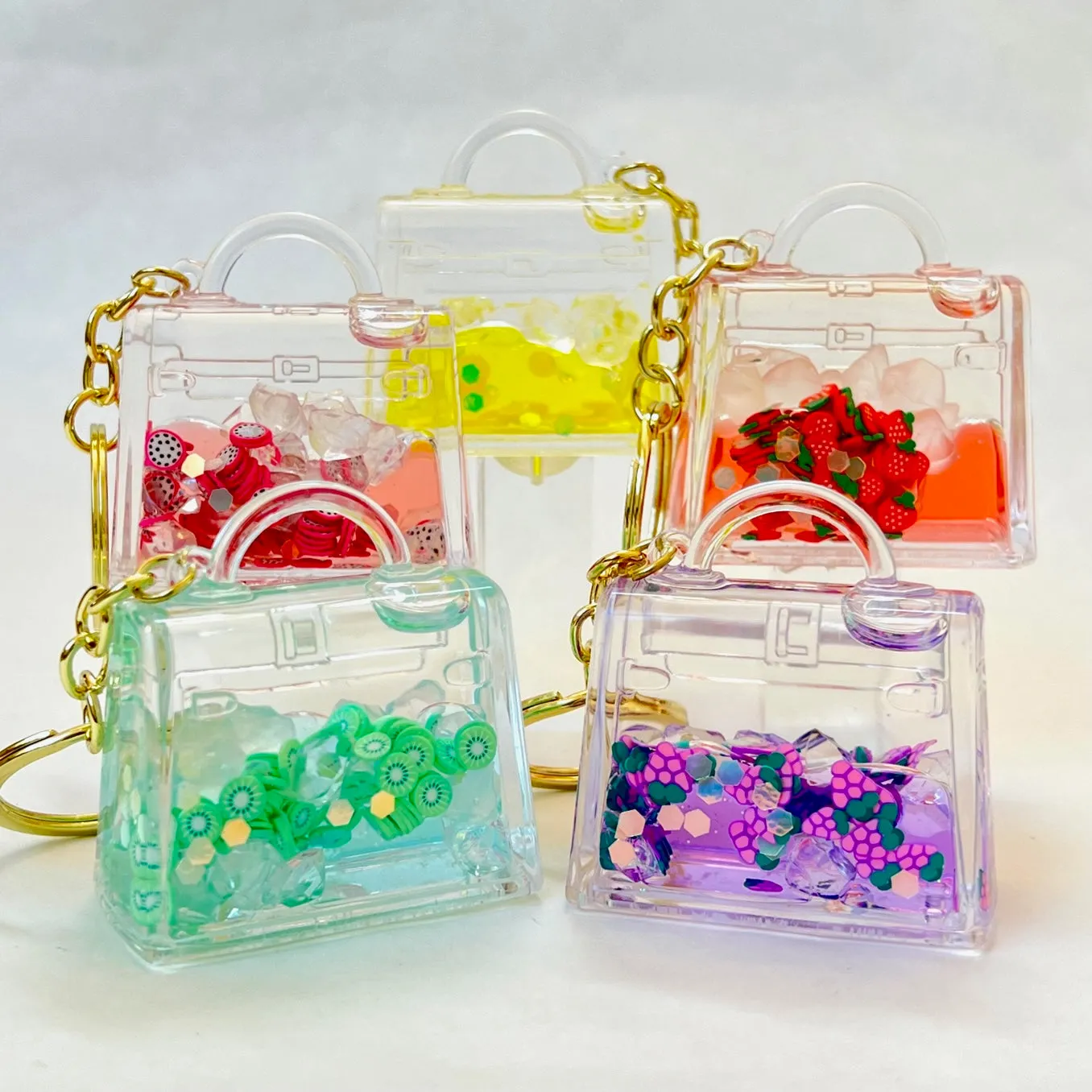 12131 FRUIT PURSE FLOATY KEY CHARM-12