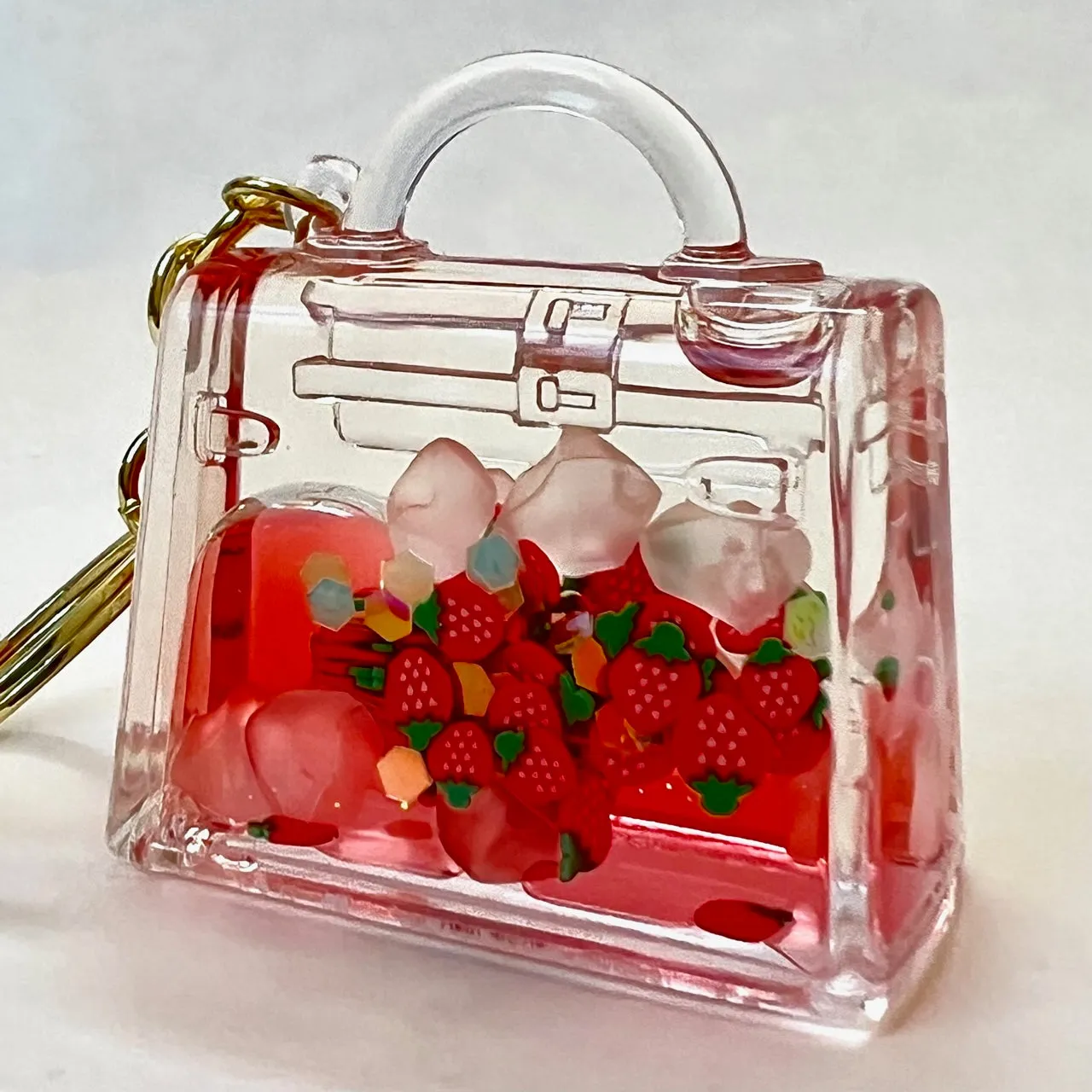 12131 FRUIT PURSE FLOATY KEY CHARM-12
