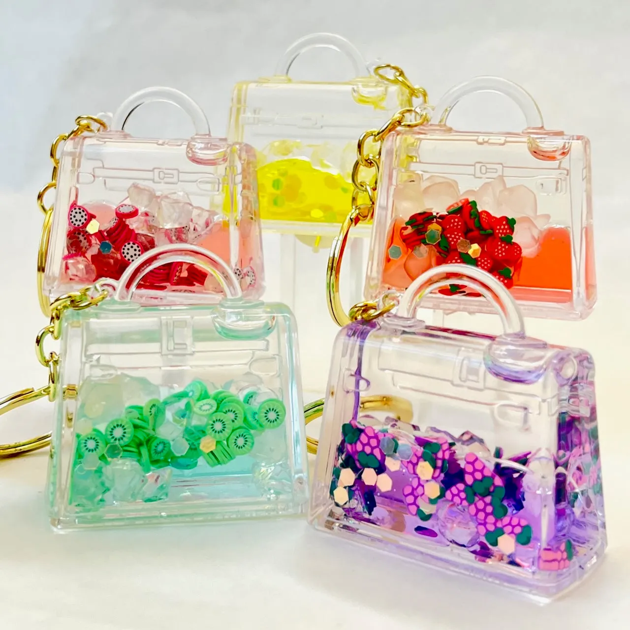 12131 FRUIT PURSE FLOATY KEY CHARM-12