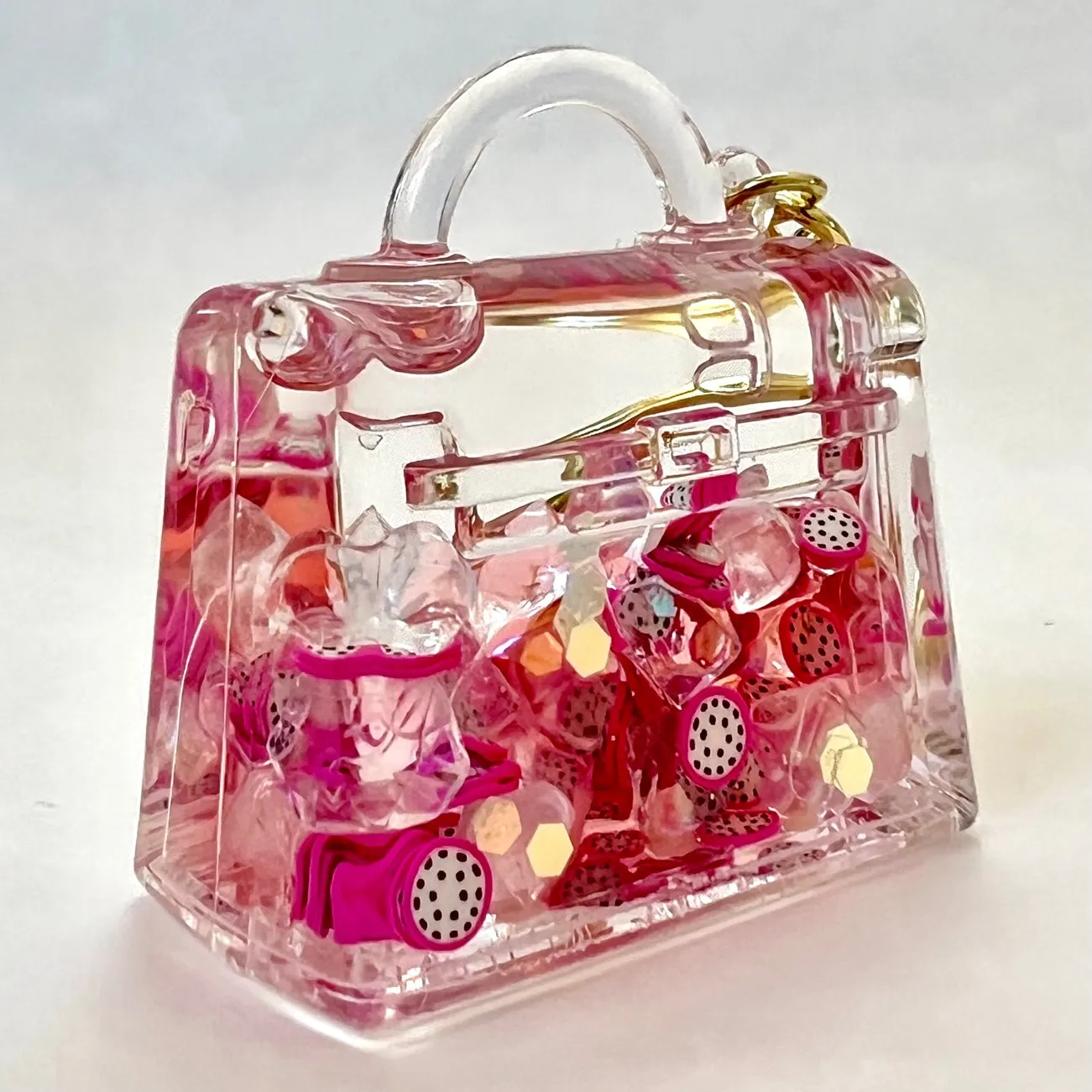 12131 FRUIT PURSE FLOATY KEY CHARM-12