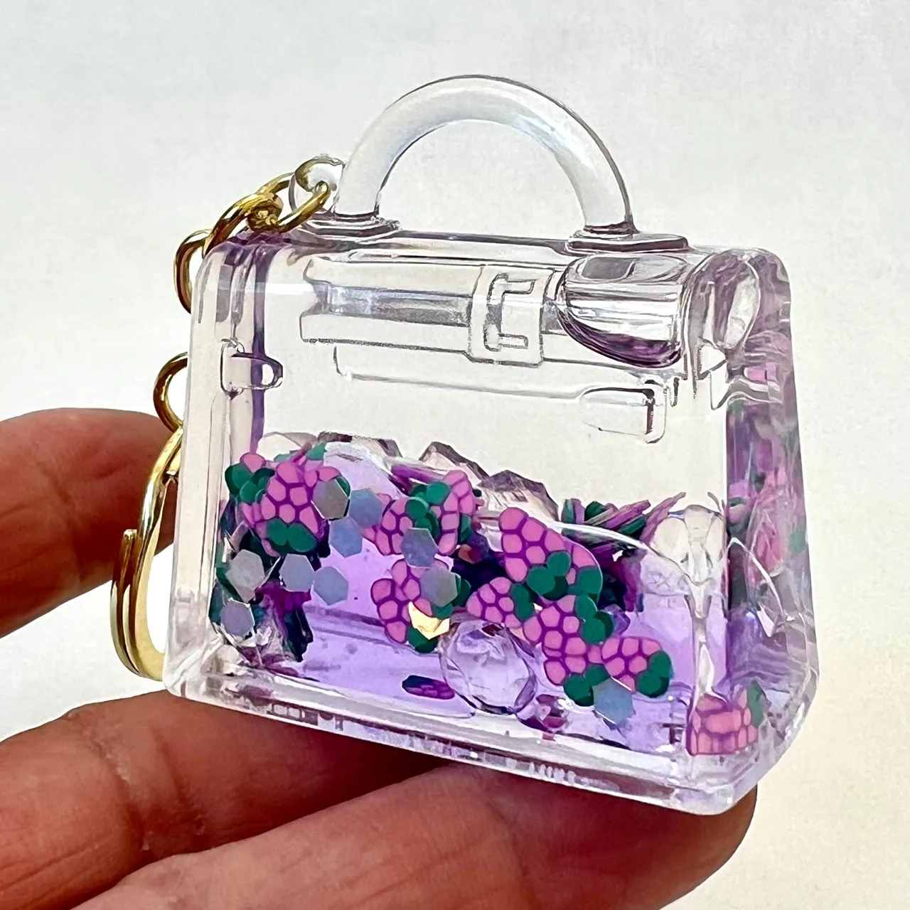 12131 FRUIT PURSE FLOATY KEY CHARM-12
