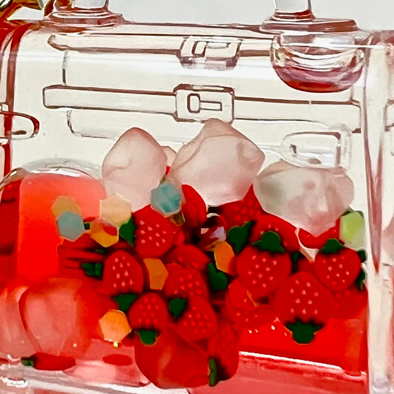 12131 FRUIT PURSE FLOATY KEY CHARM-12
