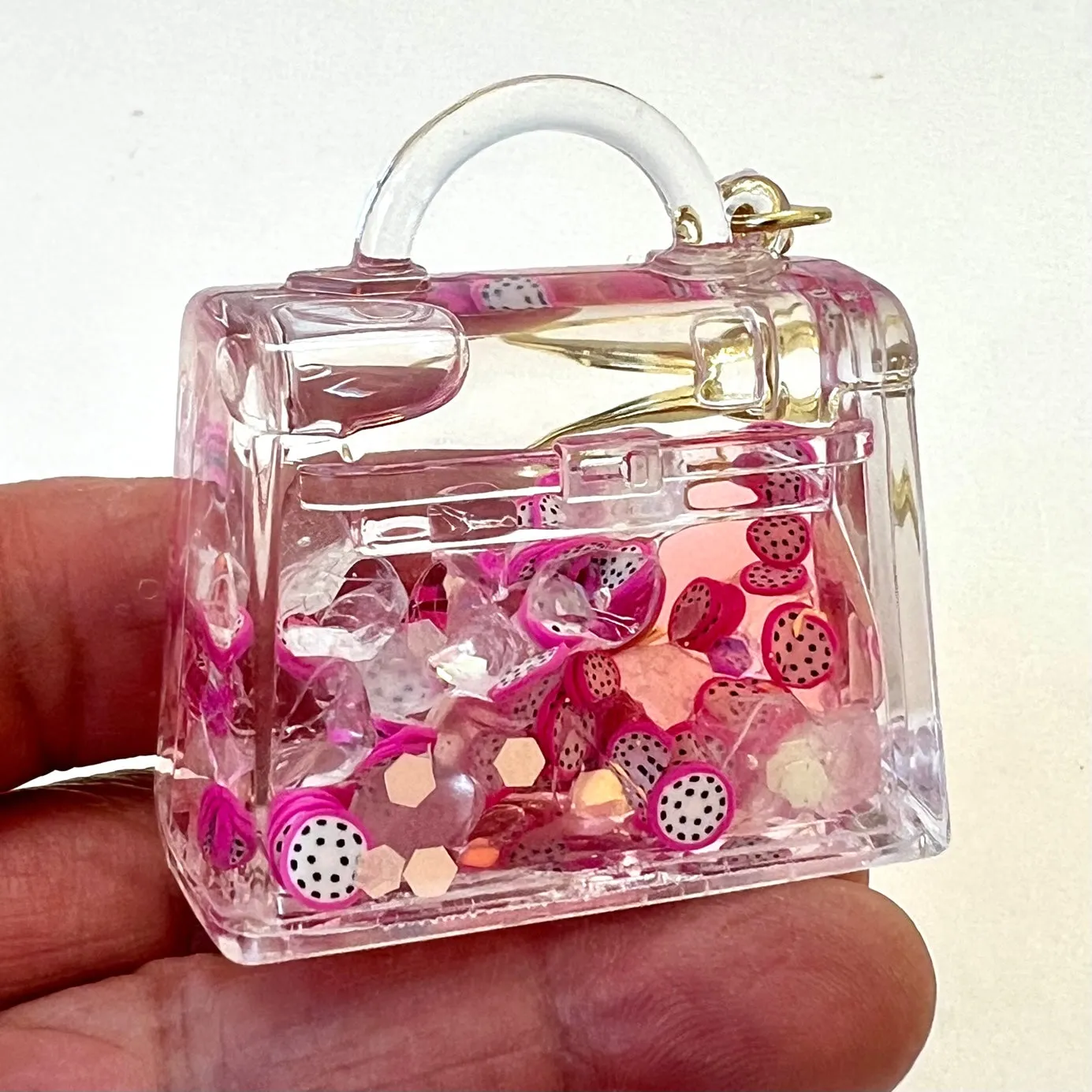 12131 FRUIT PURSE FLOATY KEY CHARM-12