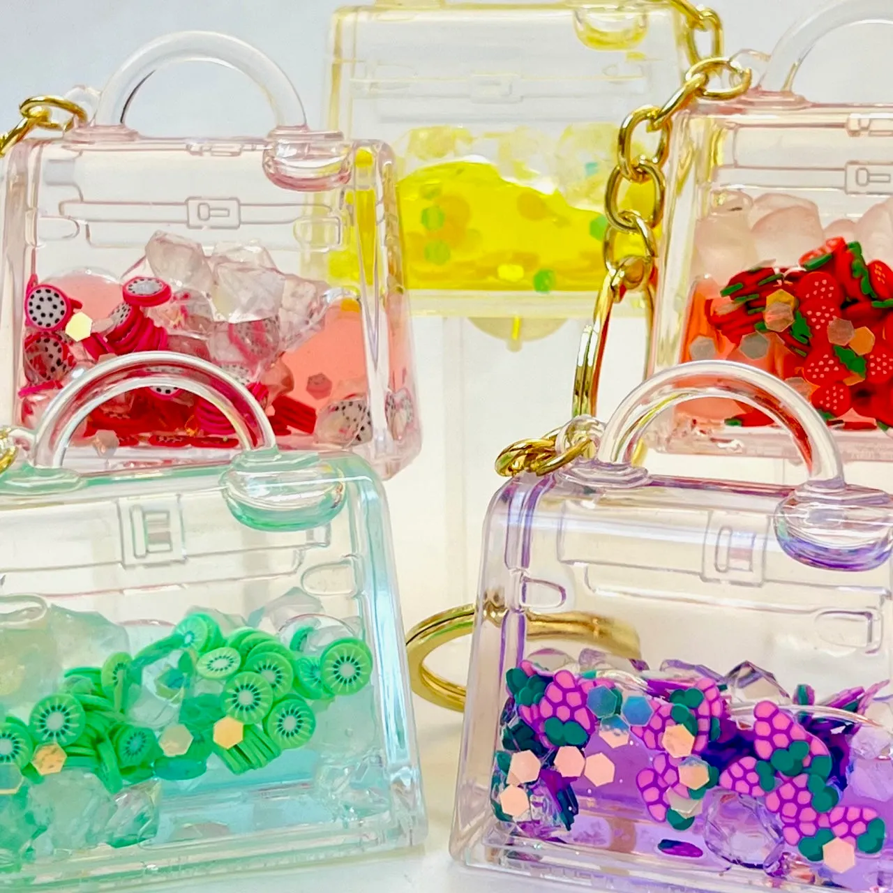 12131 FRUIT PURSE FLOATY KEY CHARM-12