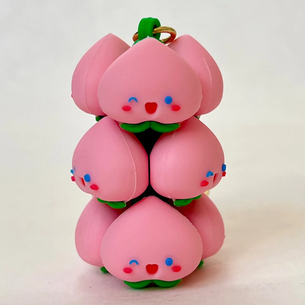 12144 PEACH FAMILY KEY CHARM-12