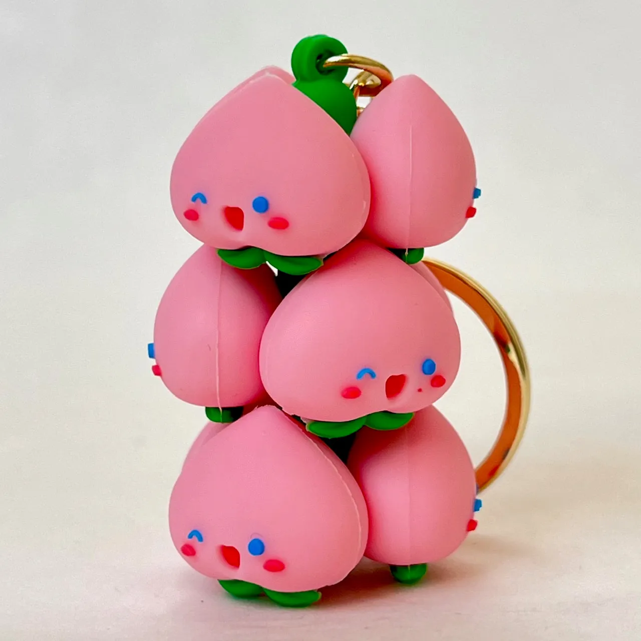 12144 PEACH FAMILY KEY CHARM-12