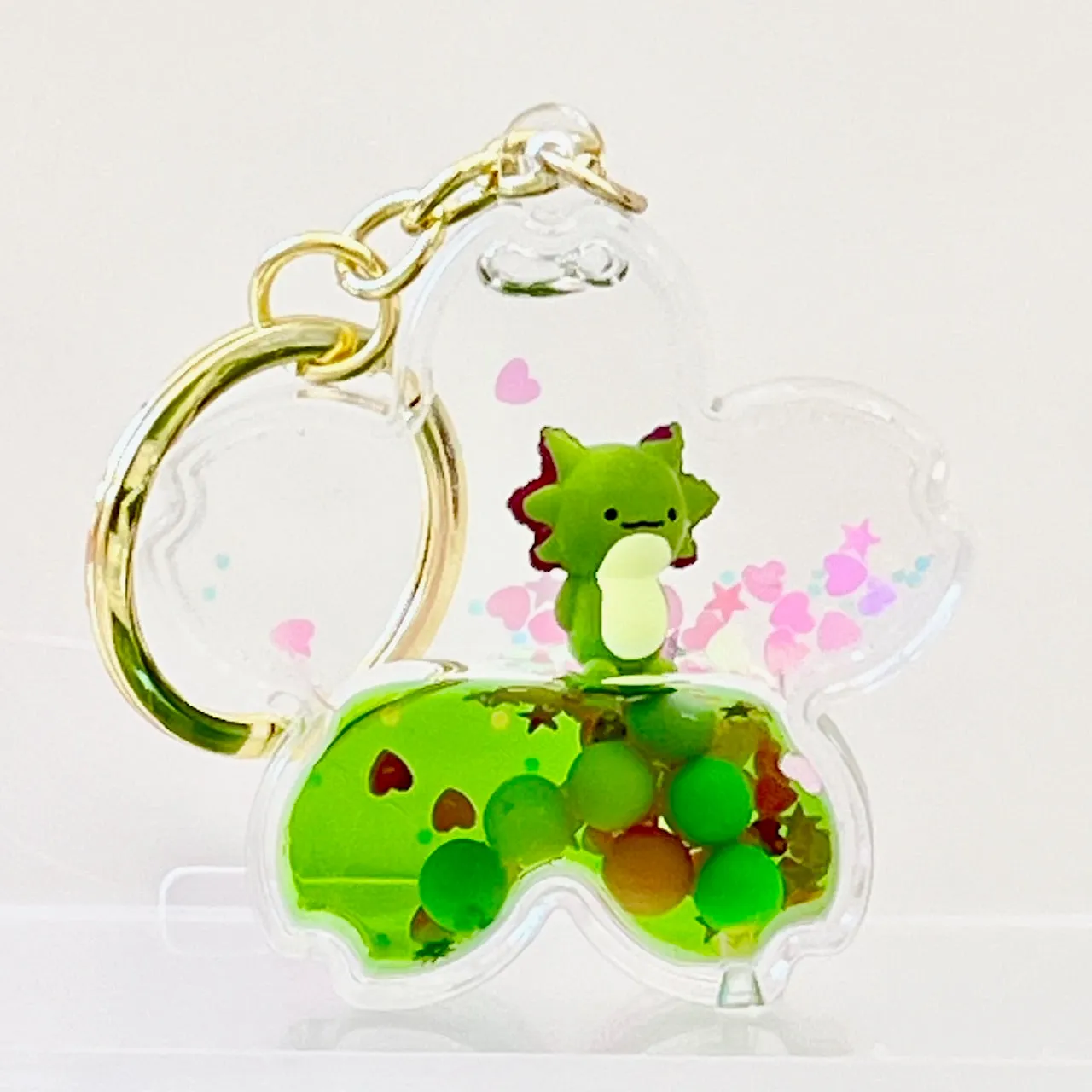 12156 AXOLOTL FLOATY FIGURINE KEY CHARM-12