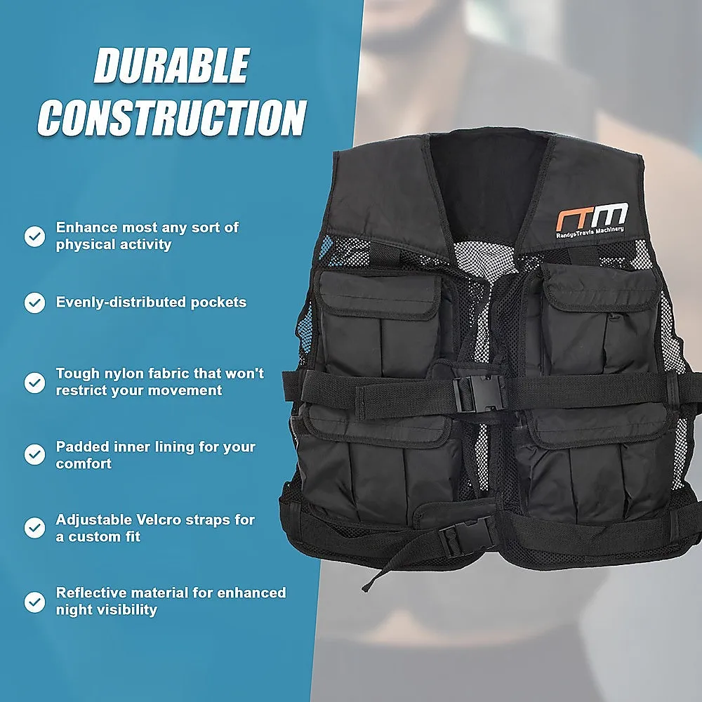 20LBS Weighted Weight Gym Exercise Training Sport Vest
