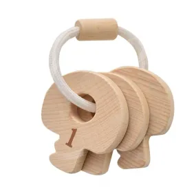 Bambino Wooden Toy Teether Keys