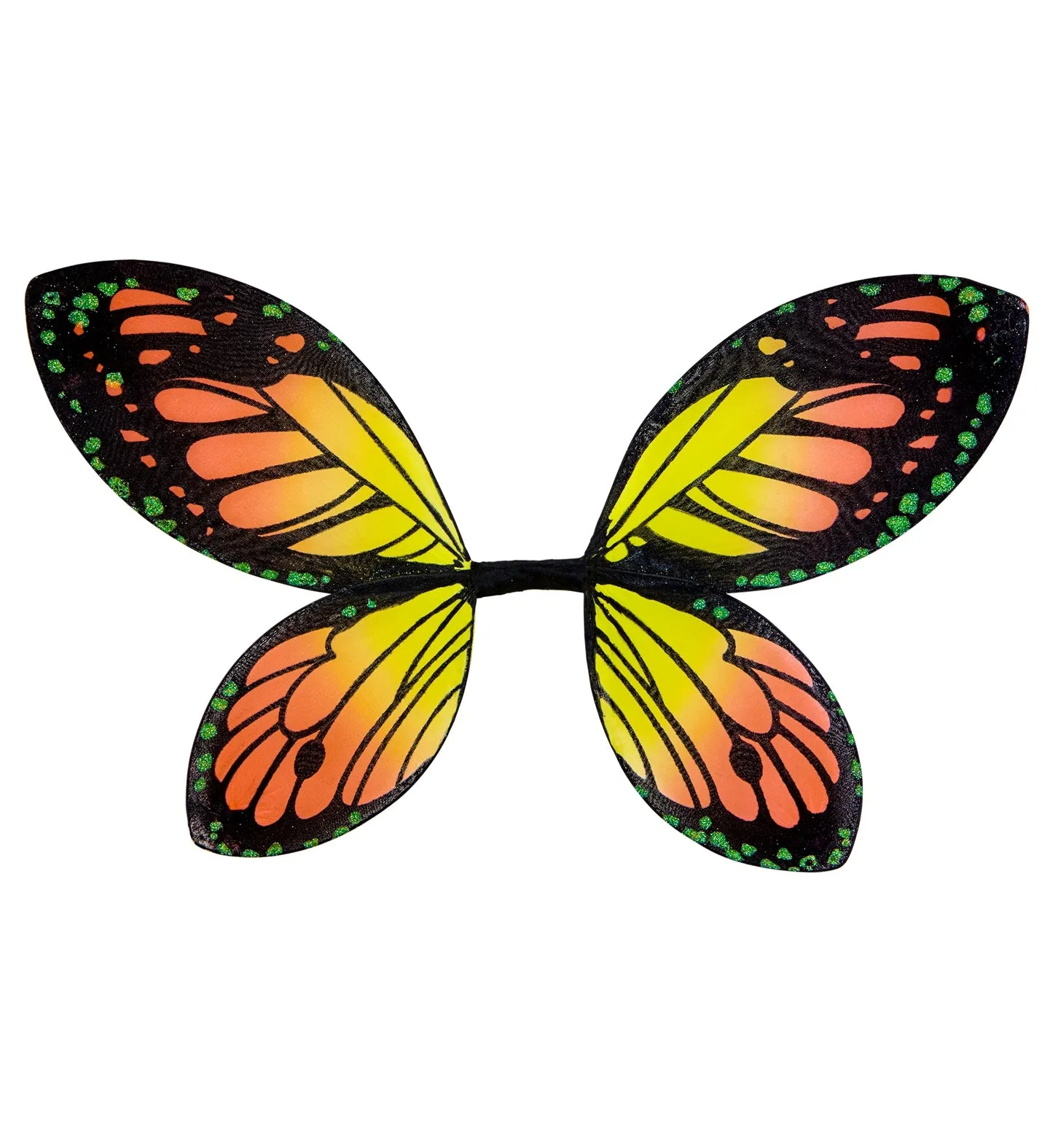 Black Orange Yellow Butterfly Wings Child's