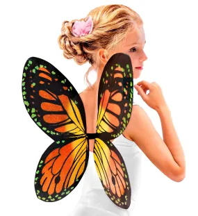 Black Orange Yellow Butterfly Wings Child's
