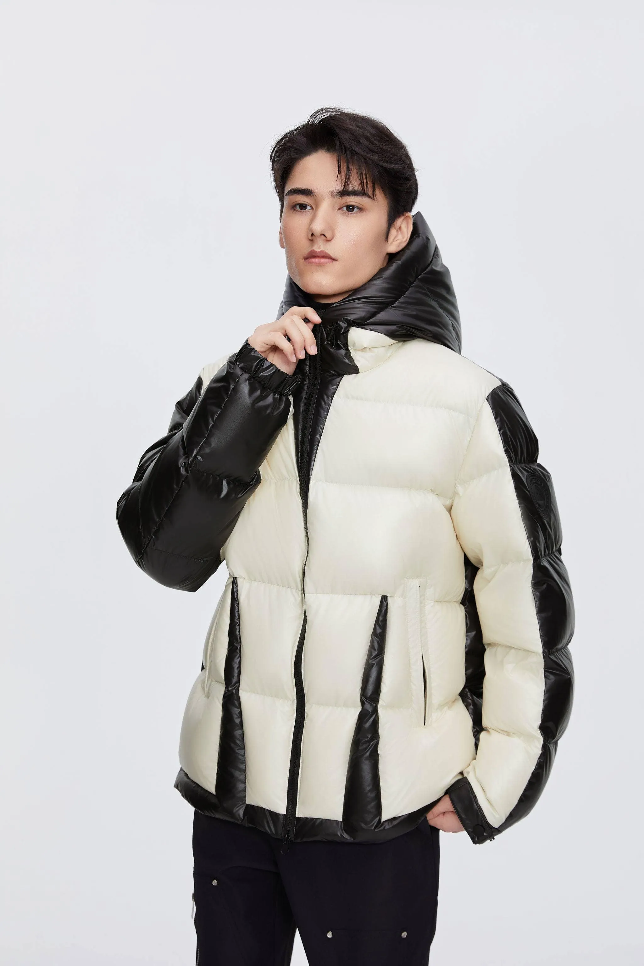 BSD X MSGM Colour Block Puffer
