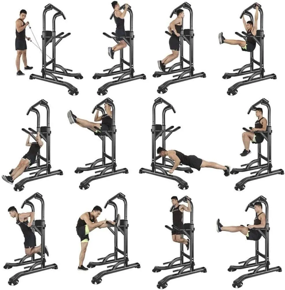 Chin Up Pull Up Chin Up Station Power Tower Home Gym