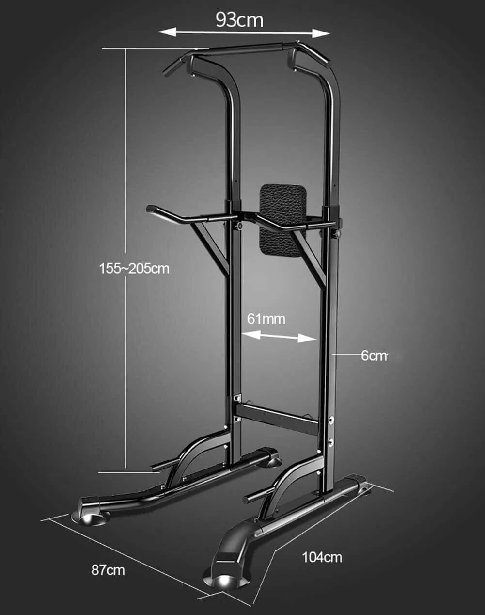 Chin Up Pull Up Chin Up Station Power Tower Home Gym
