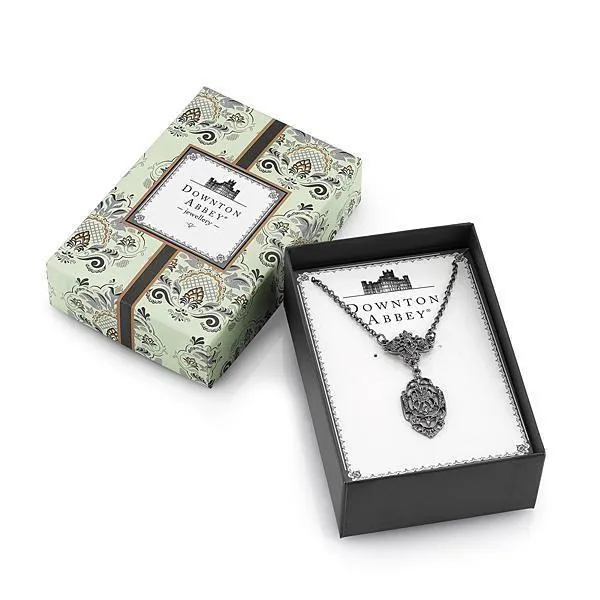 DOWNTON ABBEY BLACK DROP NECKLACE