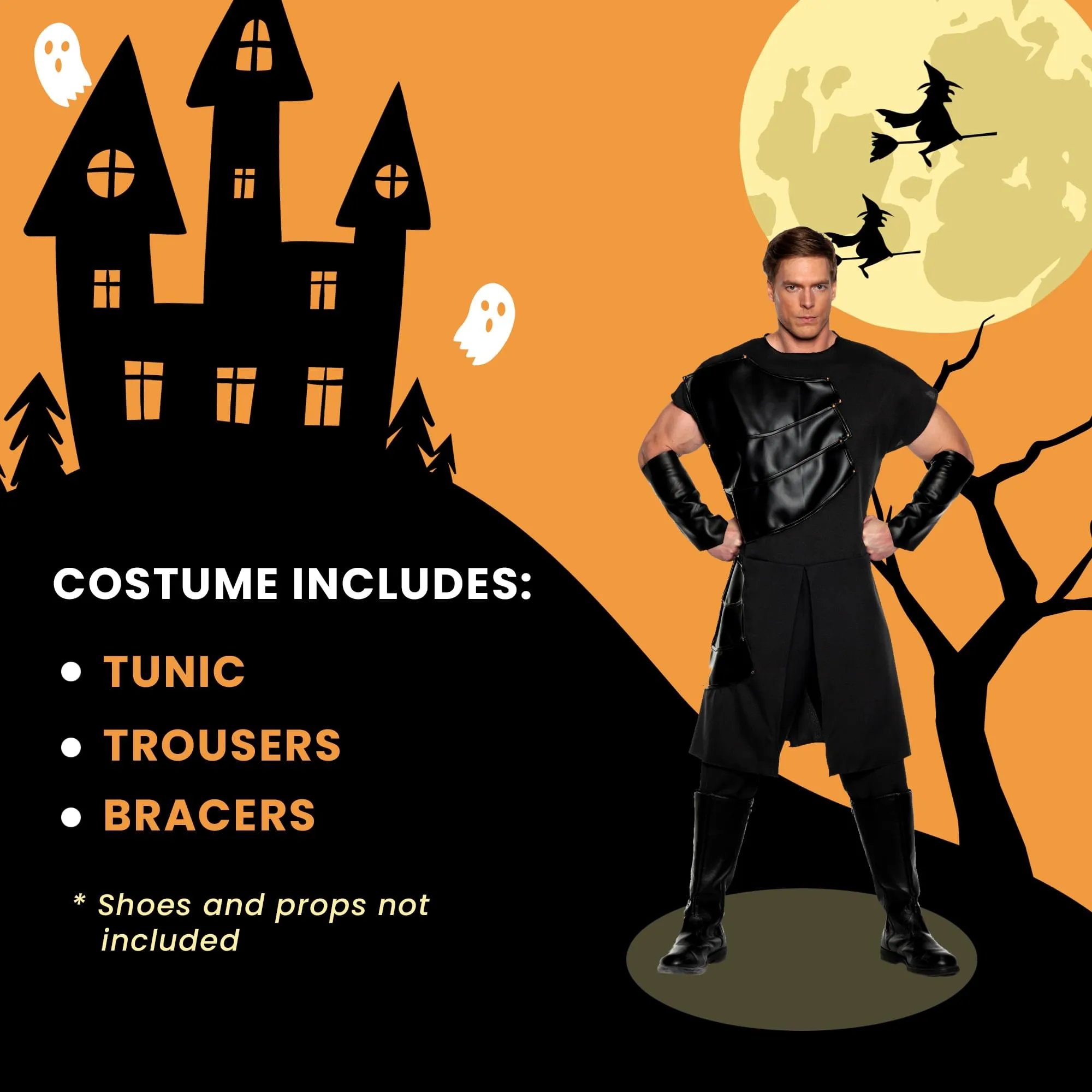 Dragon Slayer Black Adult Costume