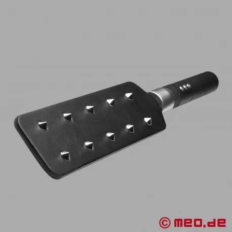 E-Stim Paddle with Spikes: An electrifying experience from Dr. Sado
