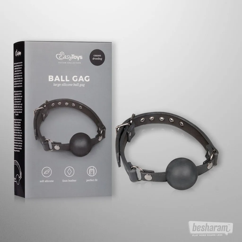 EasyToys Large Silicone Ball Gag