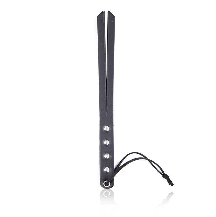 Faux Leather Spanking Paddle with Rivet Detail