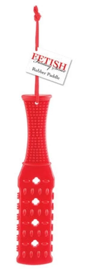 Fetish Fantasy Rubber Paddle - Red