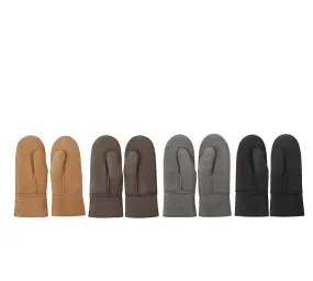 Fluffy Sheepskin Wool Mittens
