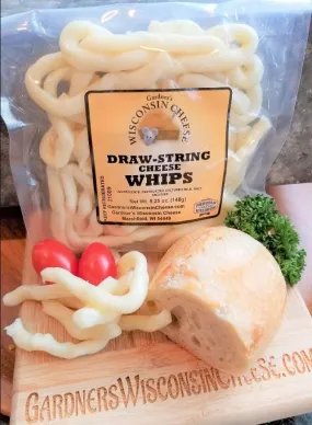 Gardner's Wisconsin Draw String Cheese Whips Gluten Free Keto Friendly 5.25 oz