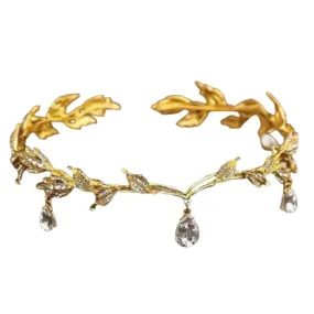 Gold Elf Maiden Laurel Headpiece