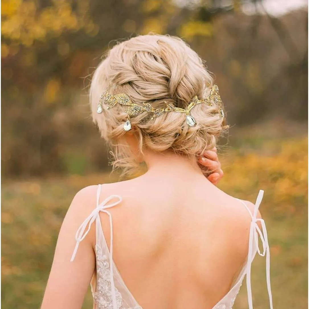 Gold Elf Maiden Laurel Headpiece