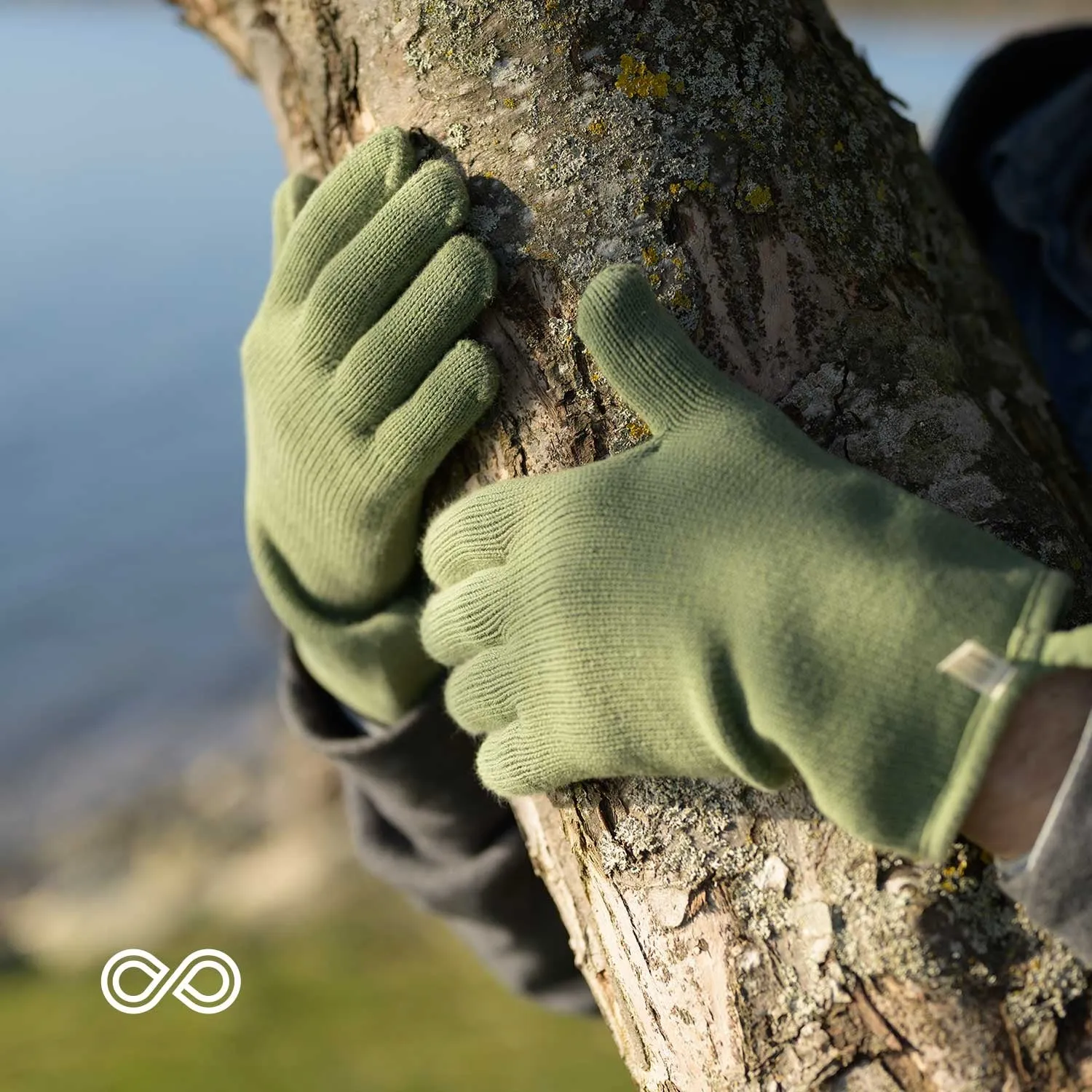 HAYDN 100% Organic Cotton Gloves (No Elastic, No Latex, No Polyester, No polyamide, No Nylon, No Plastic, No Synthetics) (100% Biodegradable)
