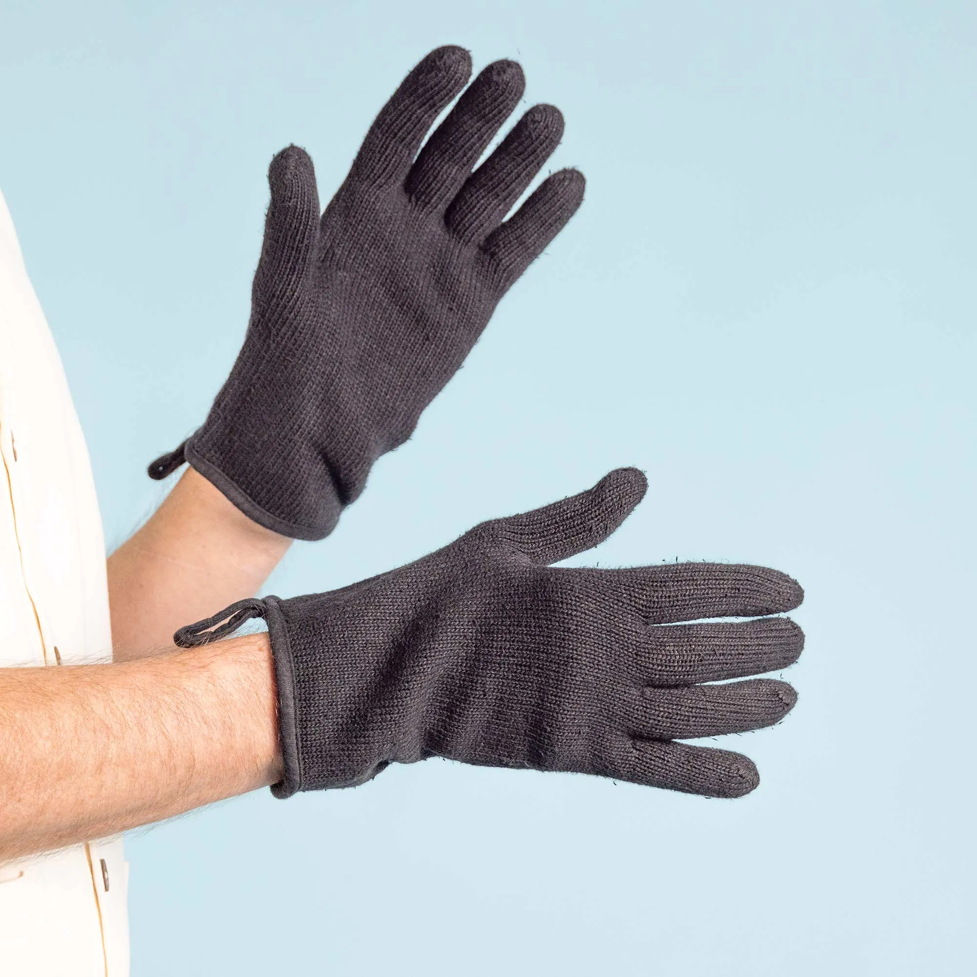 HAYDN 100% Organic Cotton Gloves (No Elastic, No Latex, No Polyester, No polyamide, No Nylon, No Plastic, No Synthetics) (100% Biodegradable)